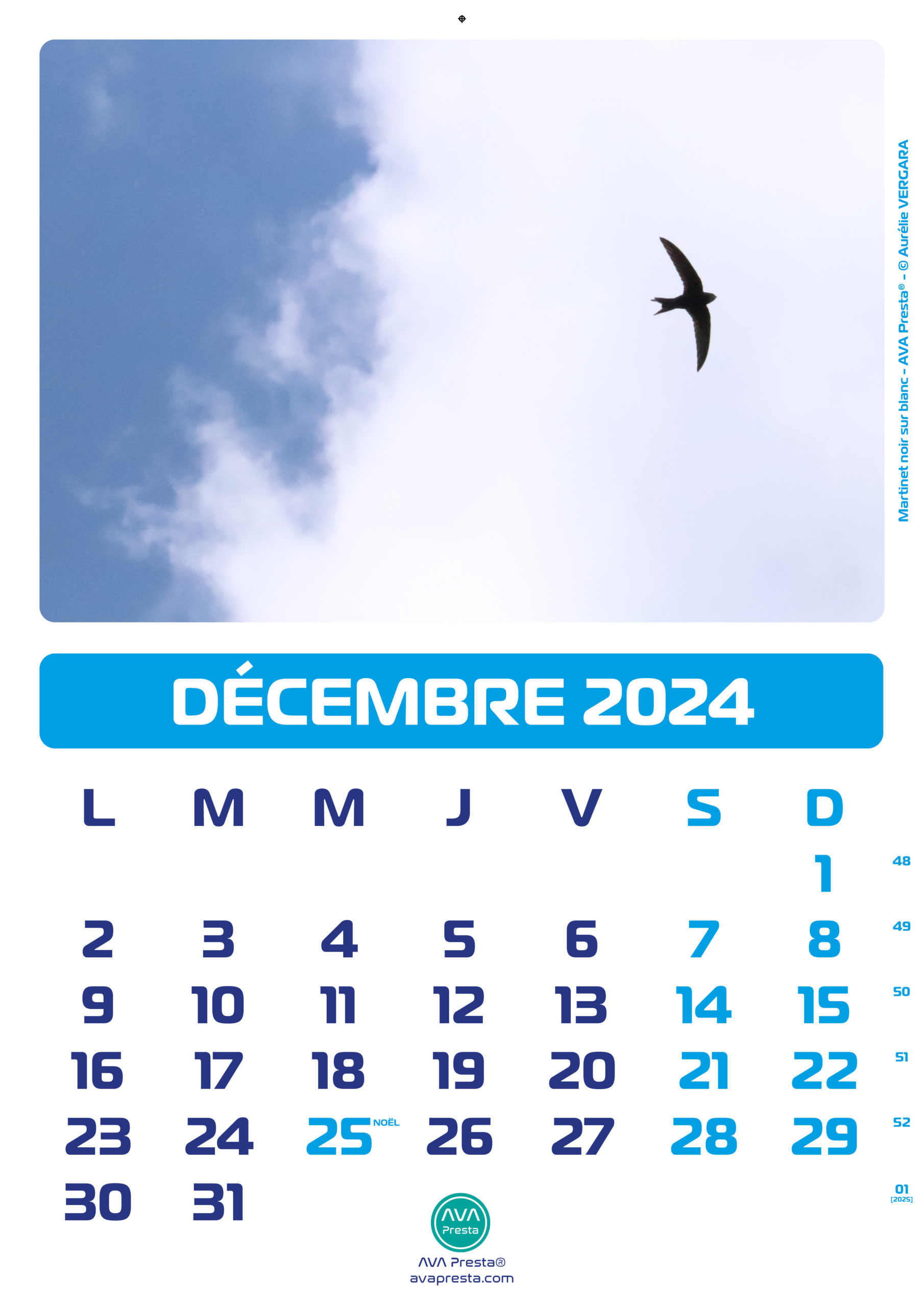 AVA Presta - Calendrier Calend'Art 2023 - Décembre