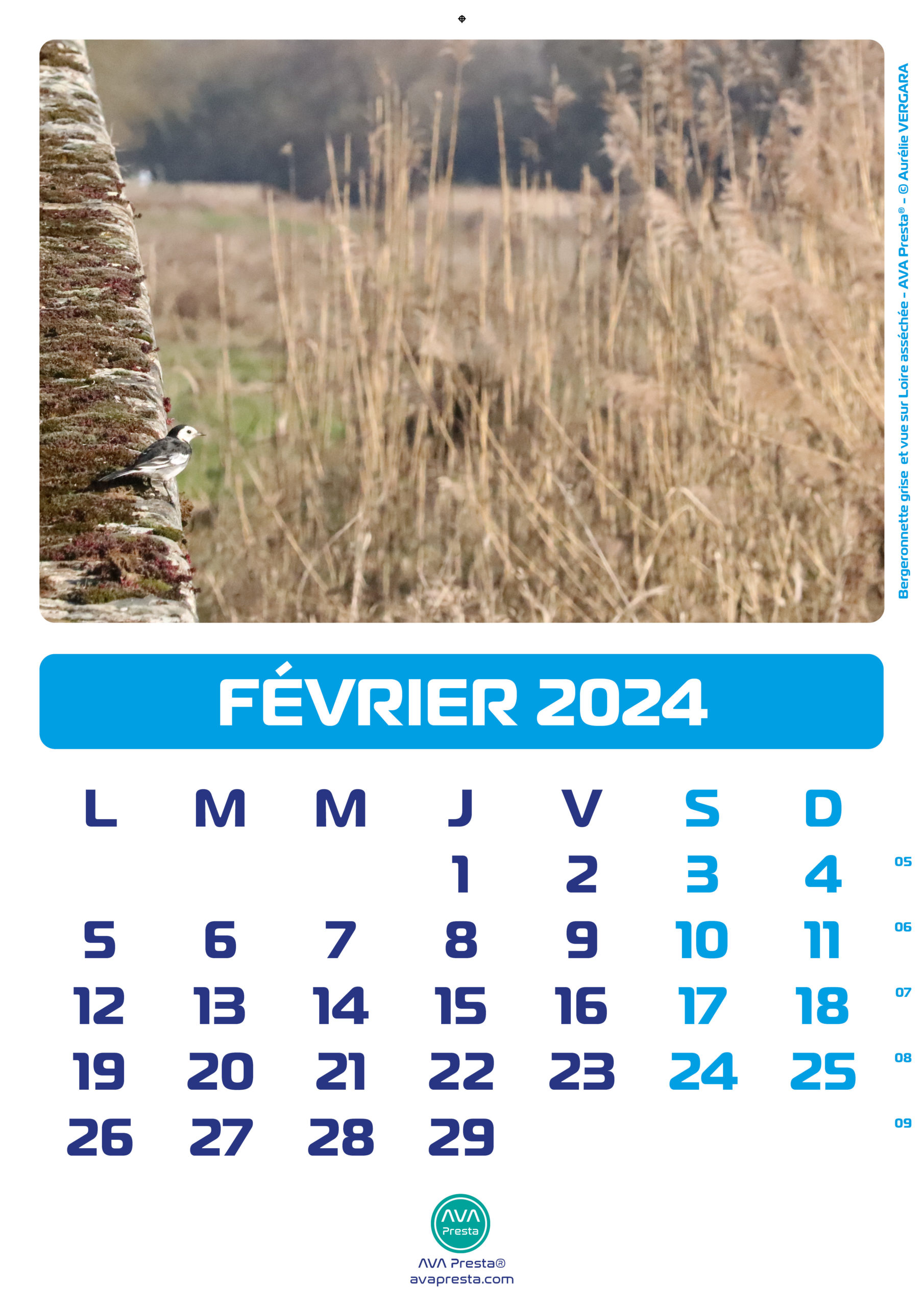 AVA Presta - Calendrier Calend'Art 2023 - Février